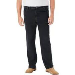 NWT Liberty Blues by KingSize Loose Fit 5-Pocket Stretch Jeans